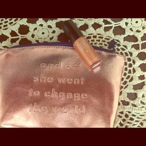 Ipsy bag with makeup.